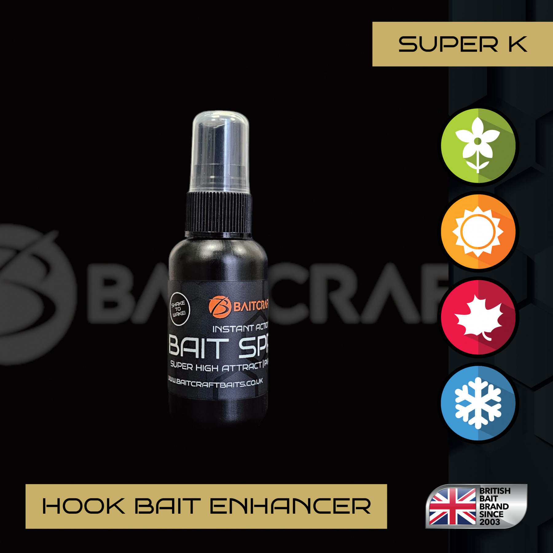 BAITCRAFT SUPER K NSTANT ACTION BAIT SPRAY