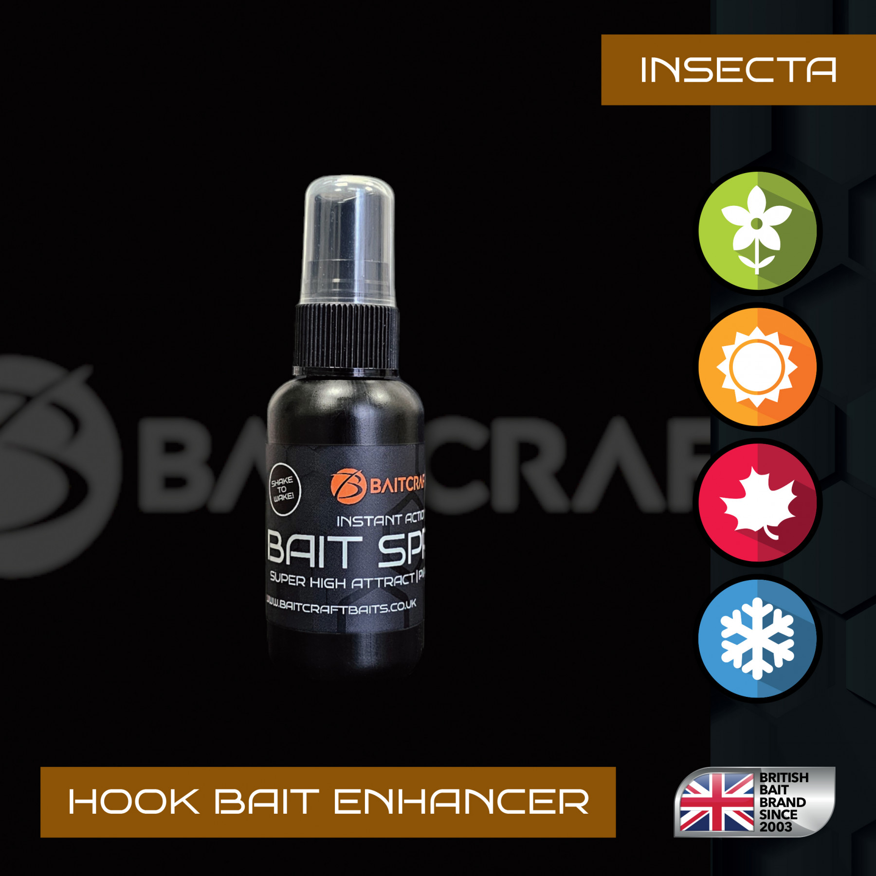 BAITCRAFT INSECTA INSTANT ACTION BAIT SPRAY