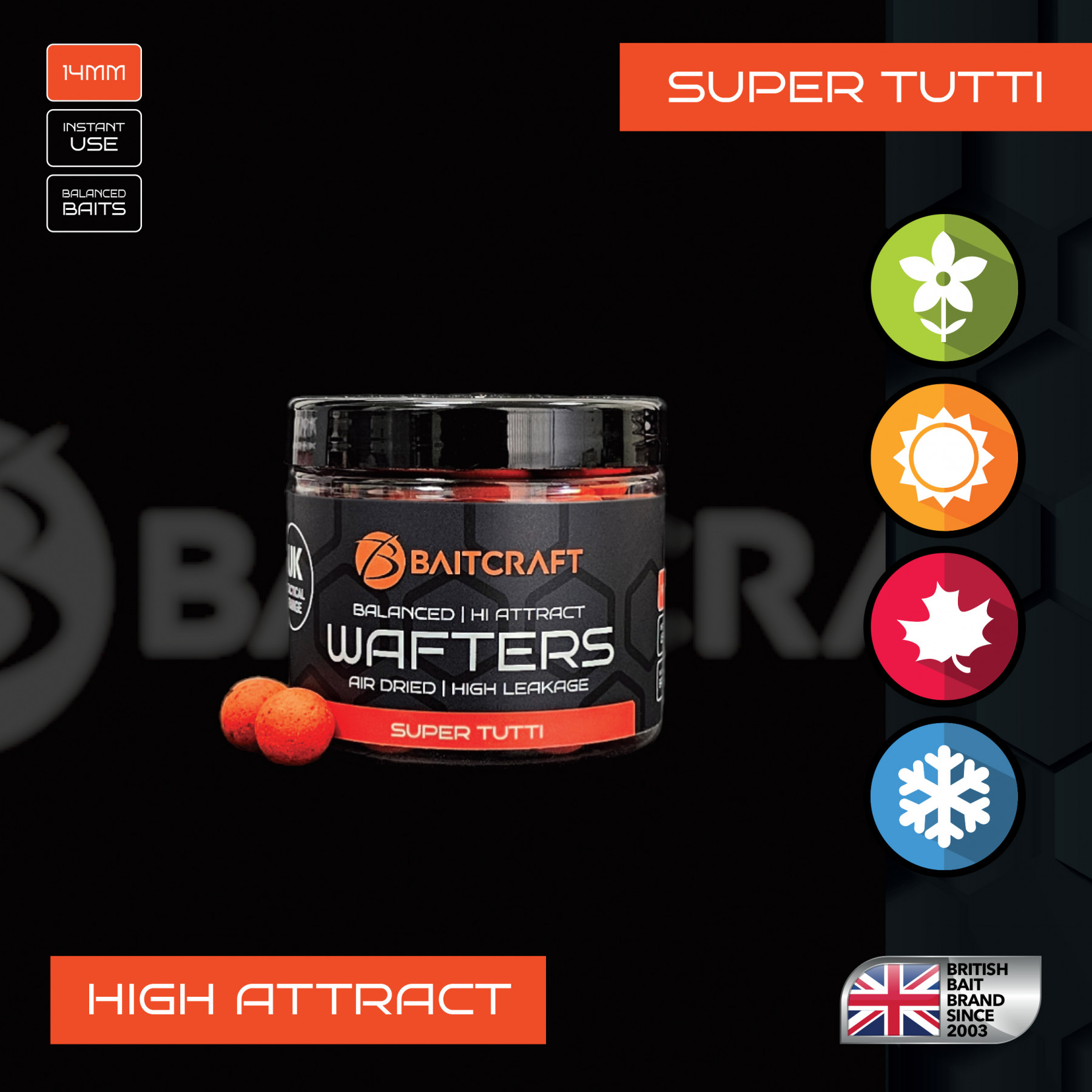 BAITCRAFT UK TACTICAL SUPER TUTTI WAFTERS