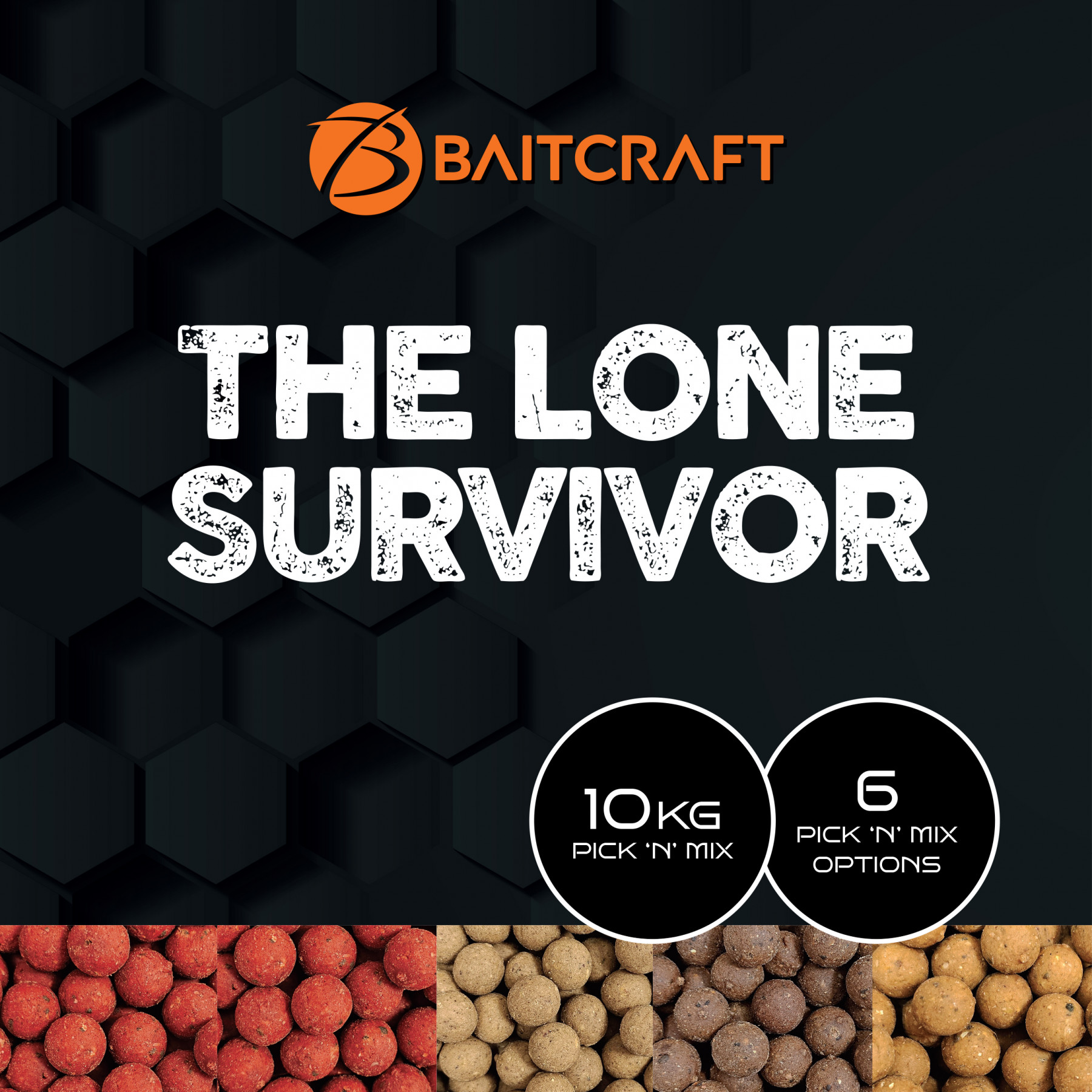 THE BAITCRAFT LONE SURVIVOR - 10KG PICK 'N' MIX