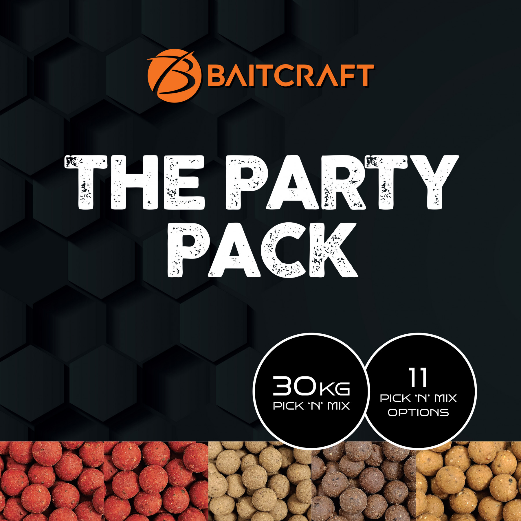 THE BAITCRAFT PARTY PACK - 30KG PICK 'N' MIX