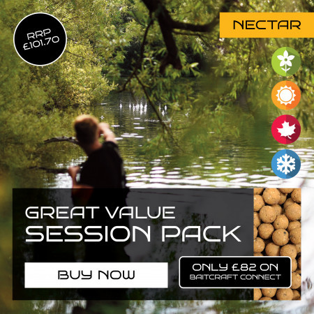 BAITCRAFT NECTAR SESSION PACK - BOILIE CHOICE AND SIZE OPTIONS 