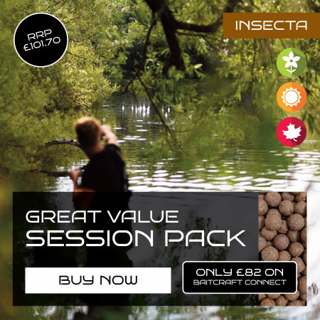 BAITCRAFT INSECTA SESSION PACK - BOILIE CHOICE AND SIZE OPTIONS 