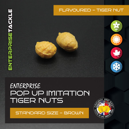 ENTERPRISE POP UP IMITATION TIGER NUTS - BROWN 