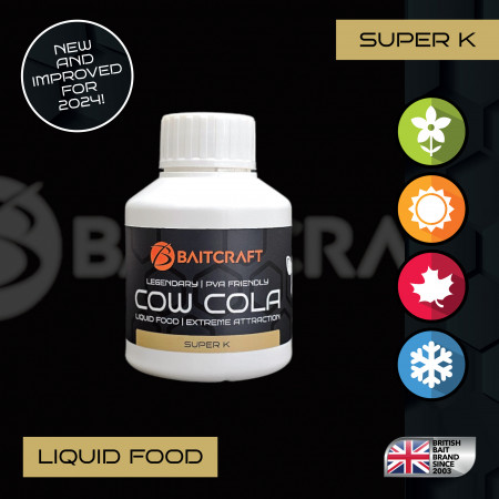 BAITCRAFT SUPER K LEGENDARY COW COLA LIQUID FOOD