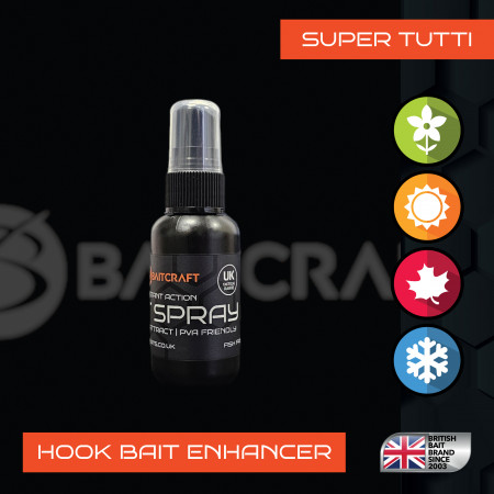 BAITCRAFT UK TACTICAL SUPER TUTTI INSTANT ACTION BAIT SPRAY