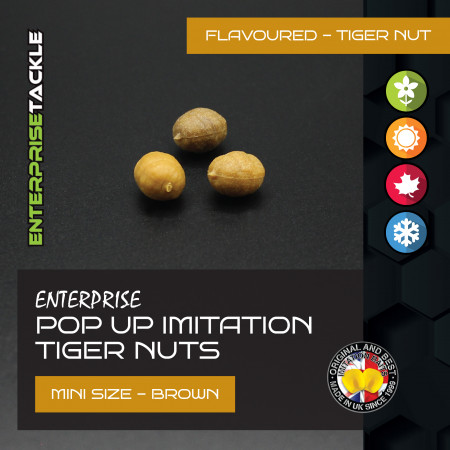 ENTERPRISE POP UP IMITATION MINI TIGER NUTS - BROWN